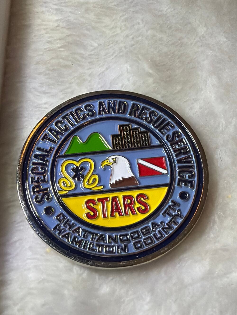 Special Tactics and Rescue Service STARS Operation Bosnia Challenge Coin Eagle